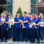 Giảng viên và sinh viên trường Cao đẳng Việt Mỹ check-in tại khách sạn Mai House.