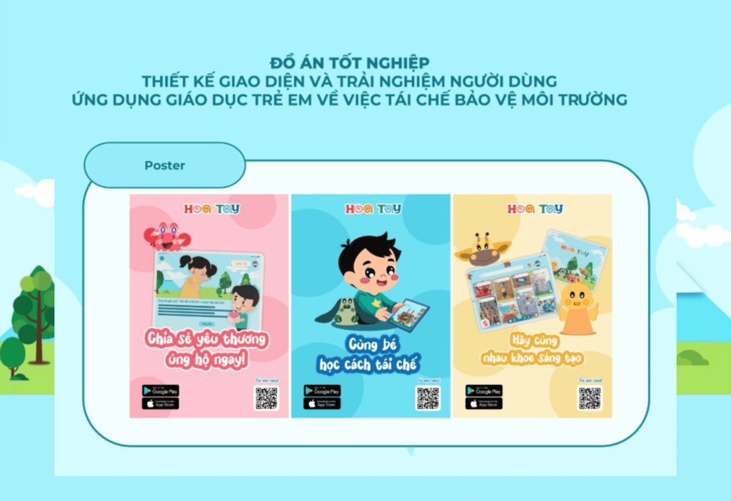 Hình 1 - Đồ án tốt nghiệp thiết kế UX/UI của cựu sinh viên Lê Dĩ Khang. Ảnh: Lê Dĩ Khang