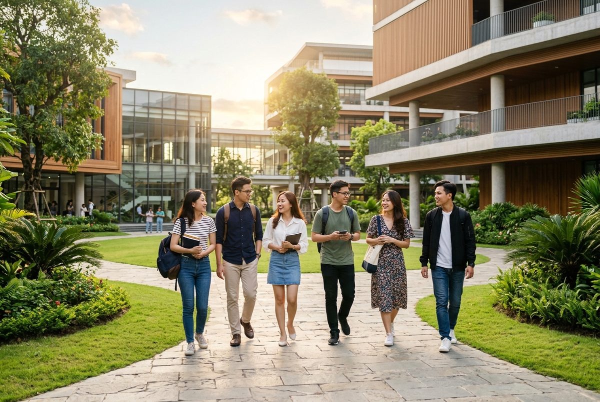 Khuôn viên trường đại học (ảnh minh hoạ)